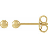 TINY BALL STUDS | 14K