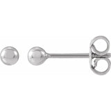 TINY BALL STUDS | 14K