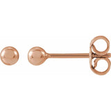 TINY BALL STUDS | 14K