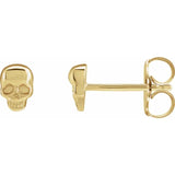 SKULL STUDS | 14K