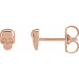 SKULL STUDS | 14K
