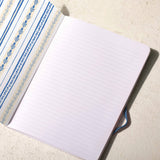 BLUE FLOWER BOUQET NOTEBOOK TRIO