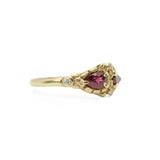 GARNET MASQUE RING | 14K GOLD & GARNET | HAYLEY ELISE JEWELRY