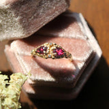 GARNET MASQUE RING | 14K GOLD & GARNET | HAYLEY ELISE JEWELRY