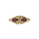 GARNET MASQUE RING | 14K GOLD & GARNET | HAYLEY ELISE JEWELRY