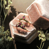 DAPHNE RING | RHODOLITE GARNET | HAYLEY ELISE JEWLERY