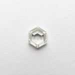 0.52ct 5.36x4.59x2.24mm SI1 Q-R Hexagon Step Cut 18470-01 - Misfit Diamonds