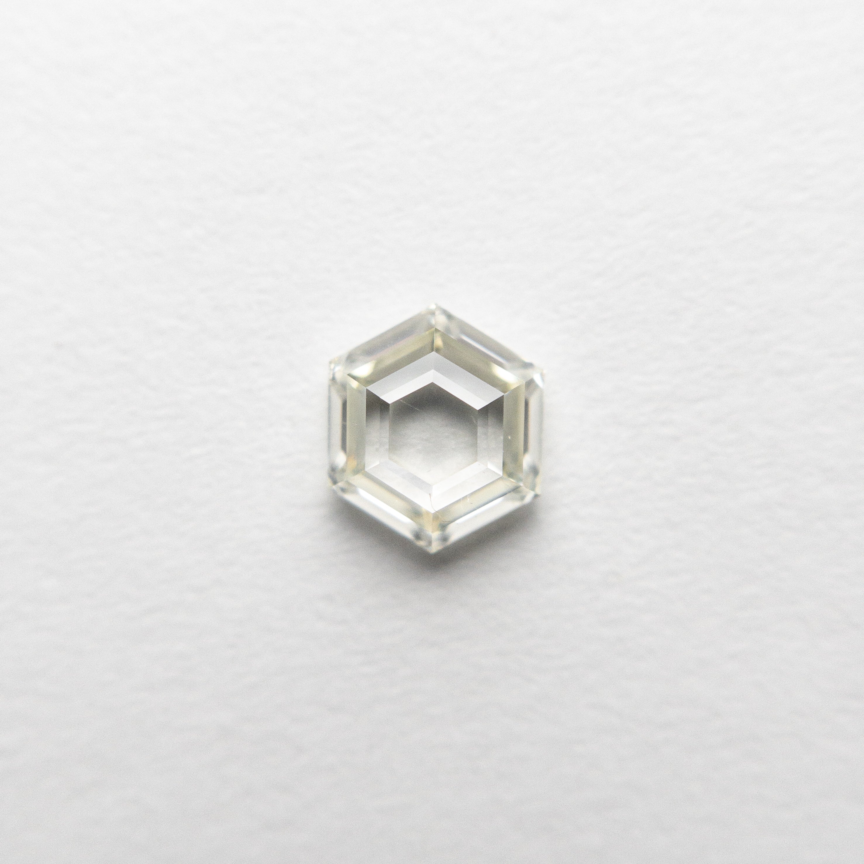 0.52ct 5.36x4.59x2.24mm SI1 Q-R Hexagon Step Cut 18470-01 - Misfit Diamonds