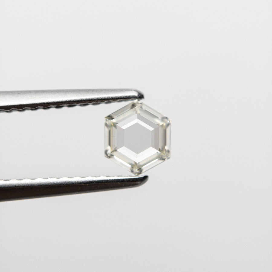 0.52ct 5.36x4.59x2.24mm SI1 Q-R Hexagon Step Cut 18470-01 - Misfit Diamonds
