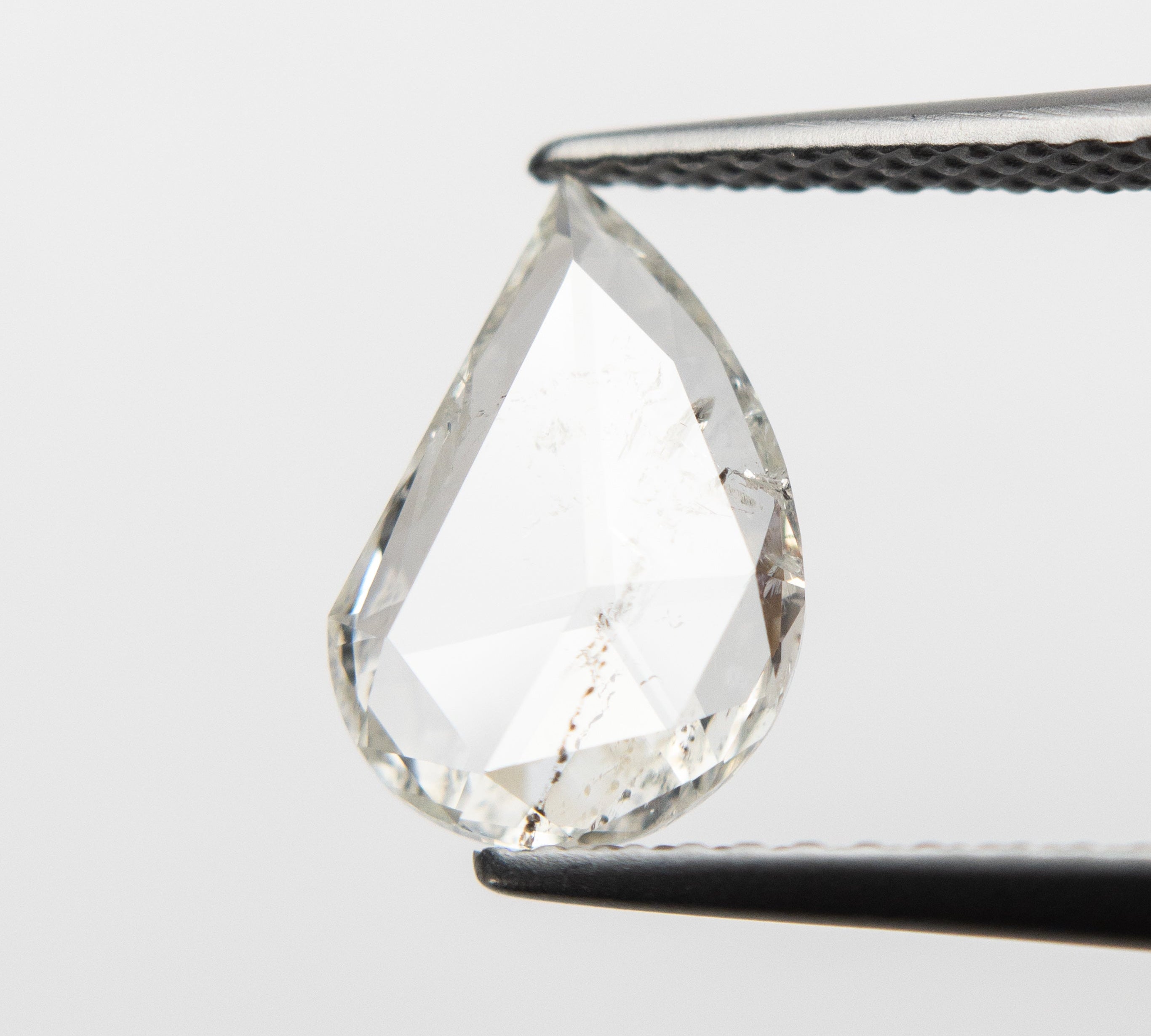 1.06ct 10.34x7.10x1.75mm Amorphous Rosecut 18705-18 - Misfit Diamonds
