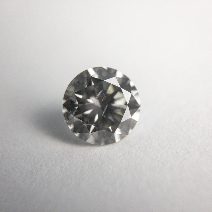 1.05ct 6.43x6.46x4.00mm Fancy Grey Round Brilliant 18849-01 - Misfit Diamonds