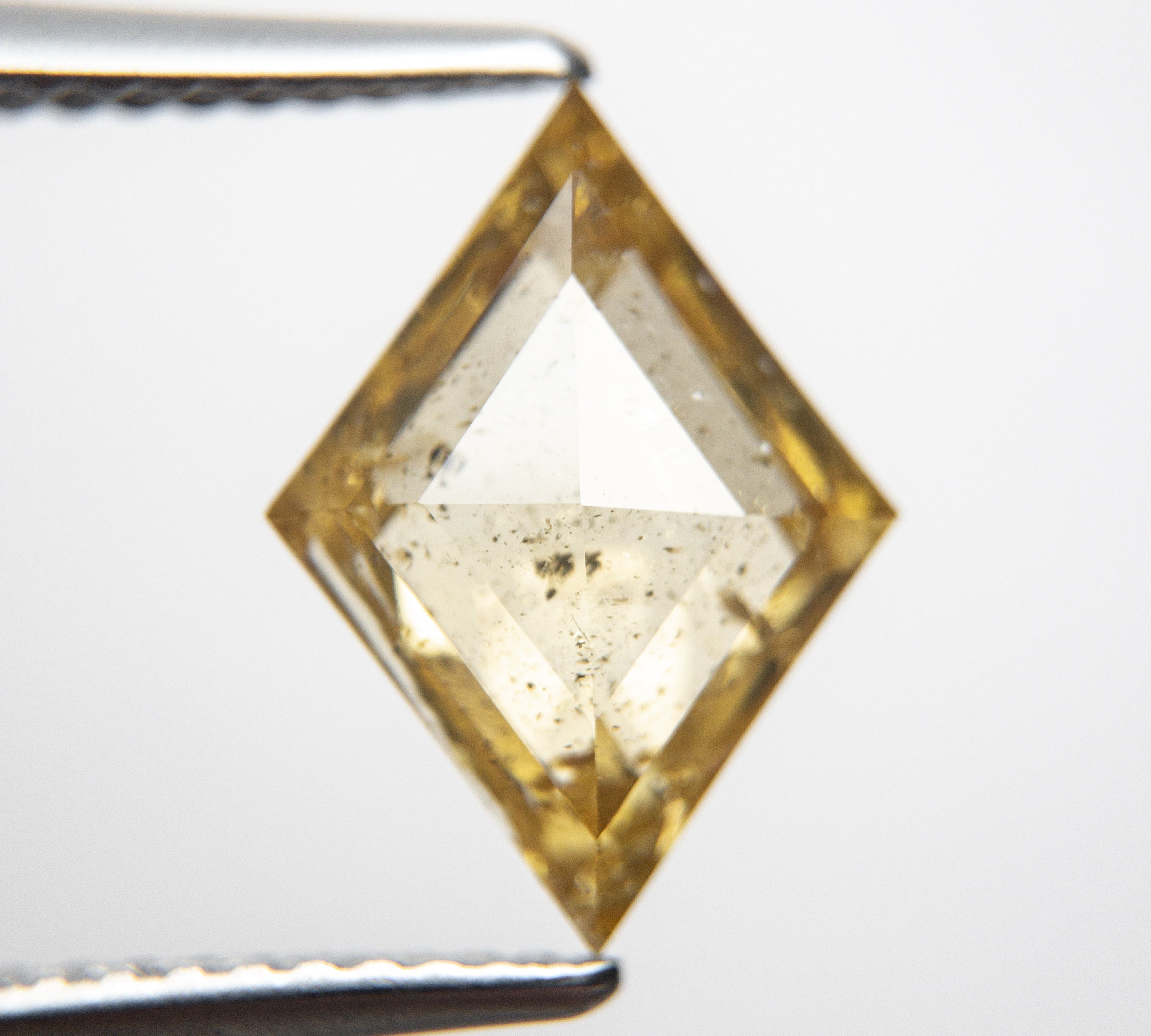2.67ct 12.63x9.33x3.92mm Apricot (Fancy Orange-Yellow) Lozenge Rosecut 18857-01 - Misfit Diamonds