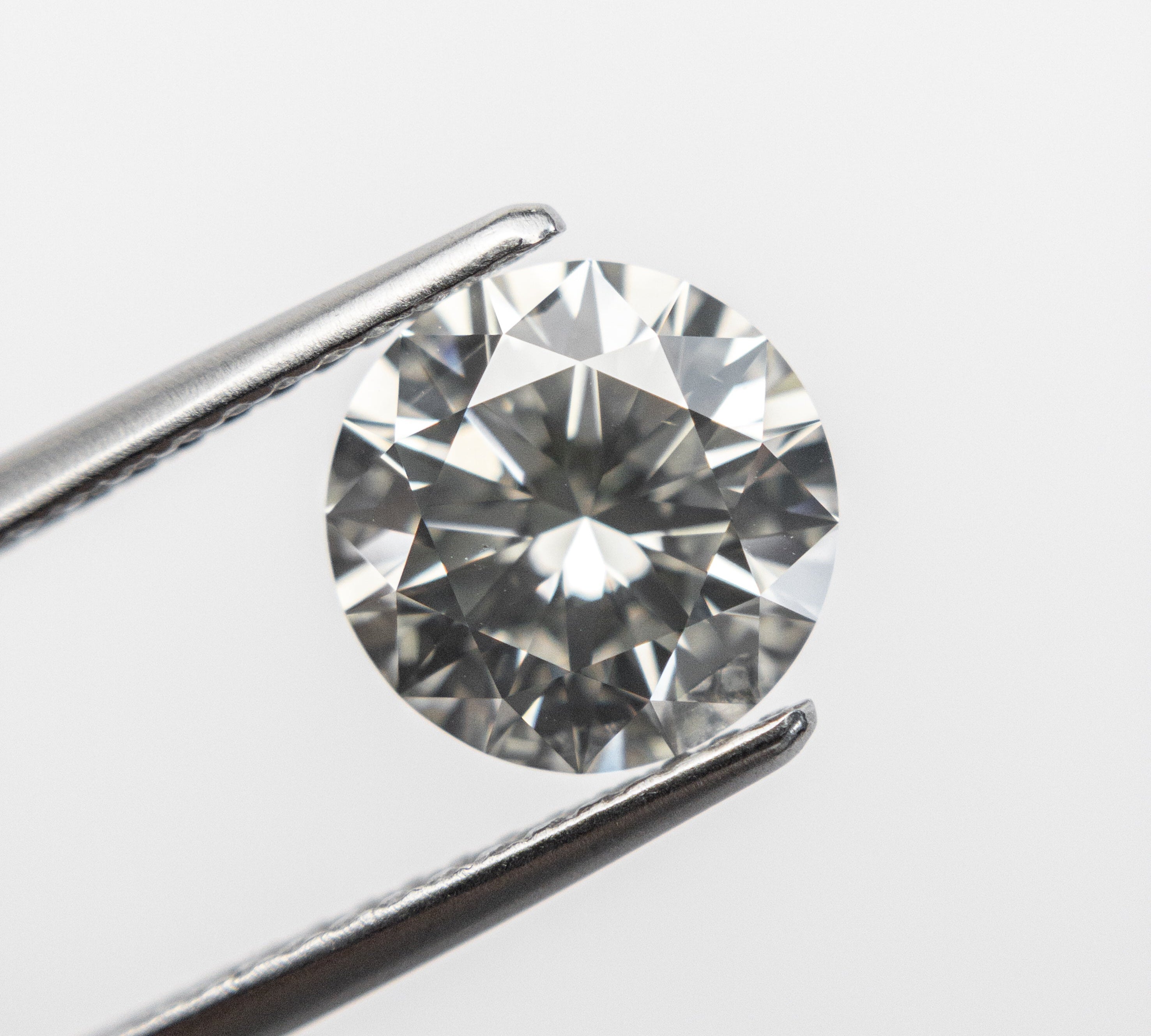 2.01ct 8.07x8.01x5.03mm GIA SI1 Fancy Grey Round Brilliant 18868-01 - Misfit Diamonds