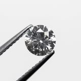 0.74ct 5.74x5.74x3.54mm Fancy Grey Round Brilliant 18968-08