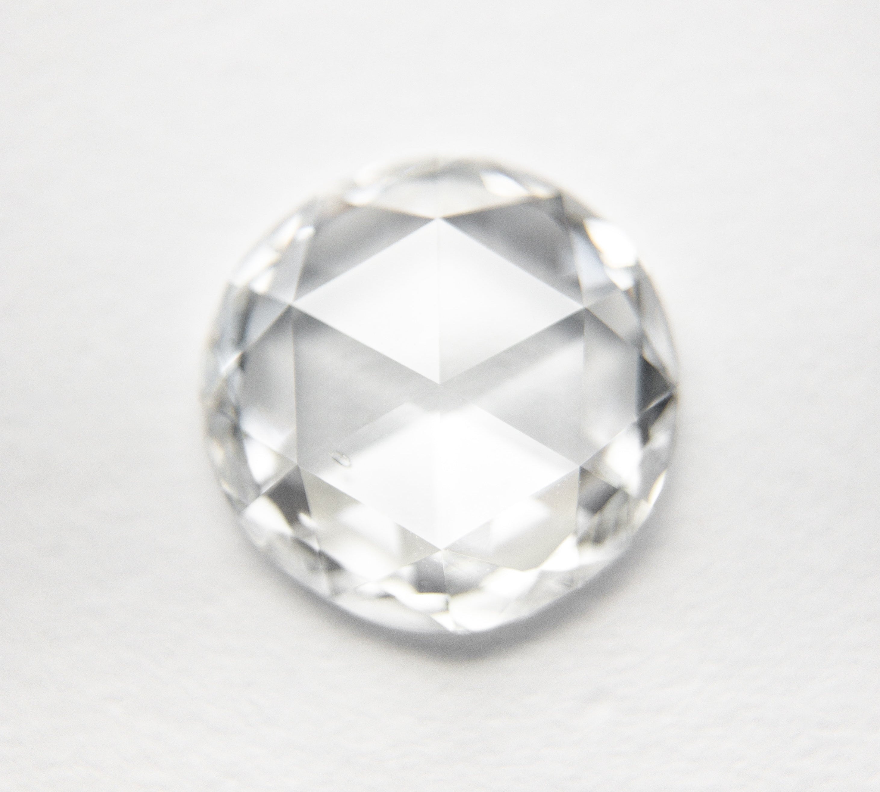 2.05ct 9.39x9.23x2.57mm SI1 D-E Round Rosecut 19022-01 - Misfit Diamonds