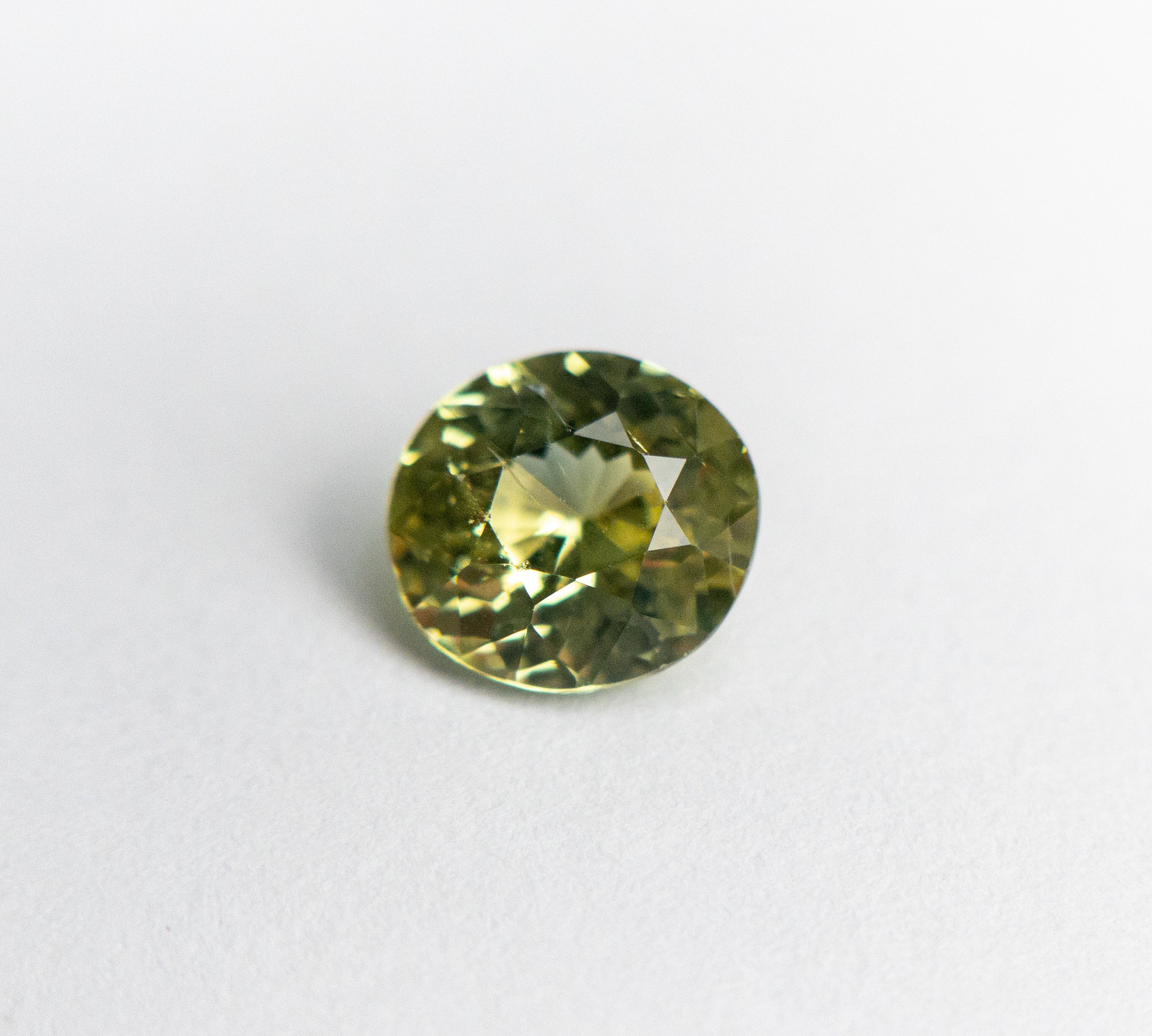 0.94ct 6.17x5.71x3.65mm Oval Brilliant Sapphire 19042-02 - Misfit Diamonds