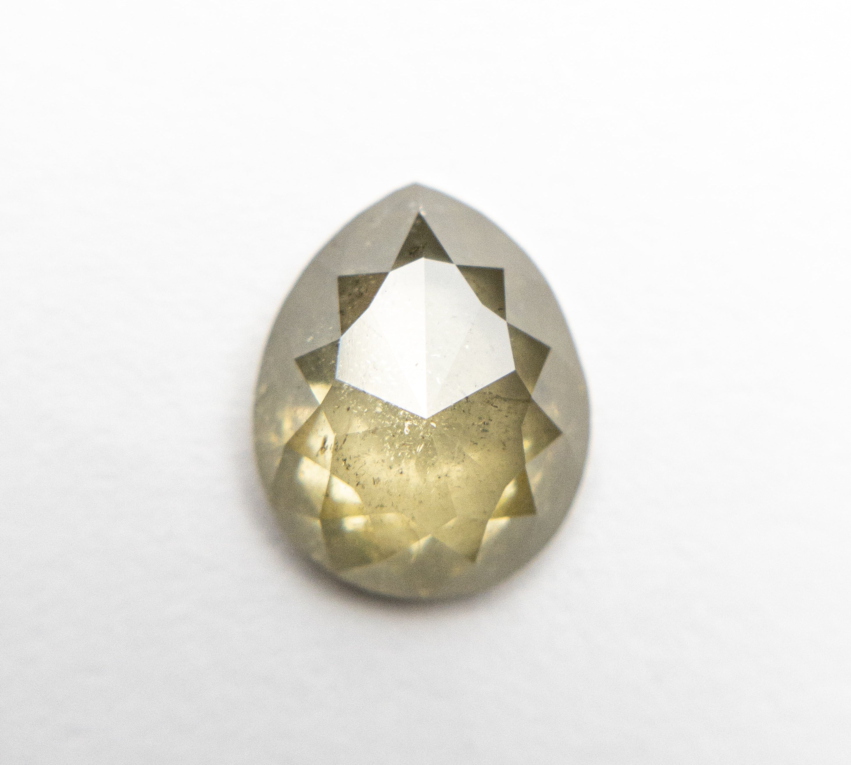 1.78ct 9.05x7.38x3.31mm Pear Rosecut 19048-08 - Misfit Diamonds