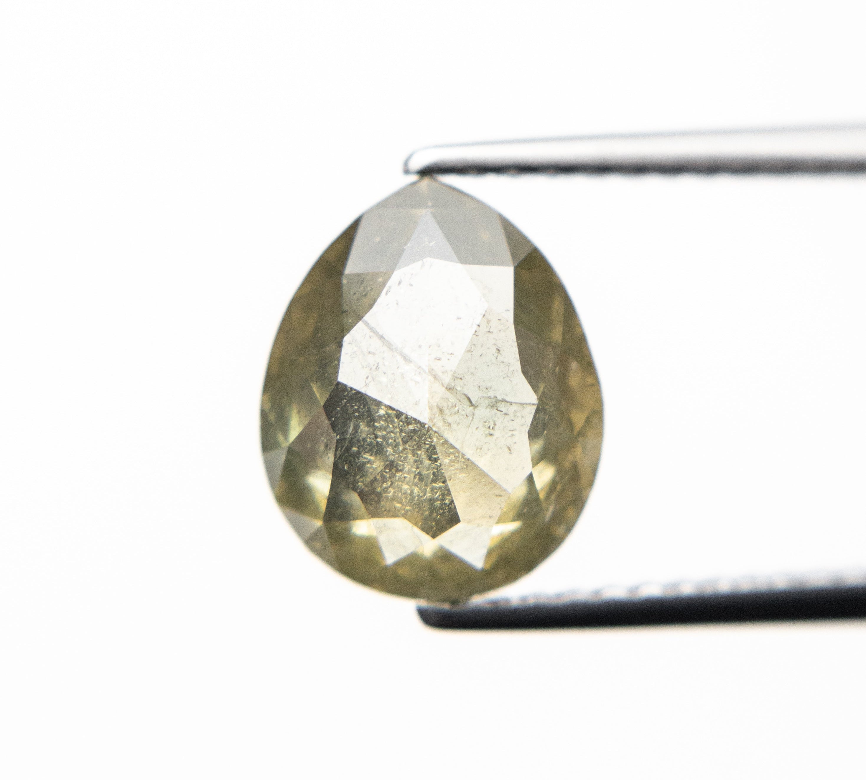 1.78ct 9.05x7.38x3.31mm Pear Rosecut 19048-08 - Misfit Diamonds