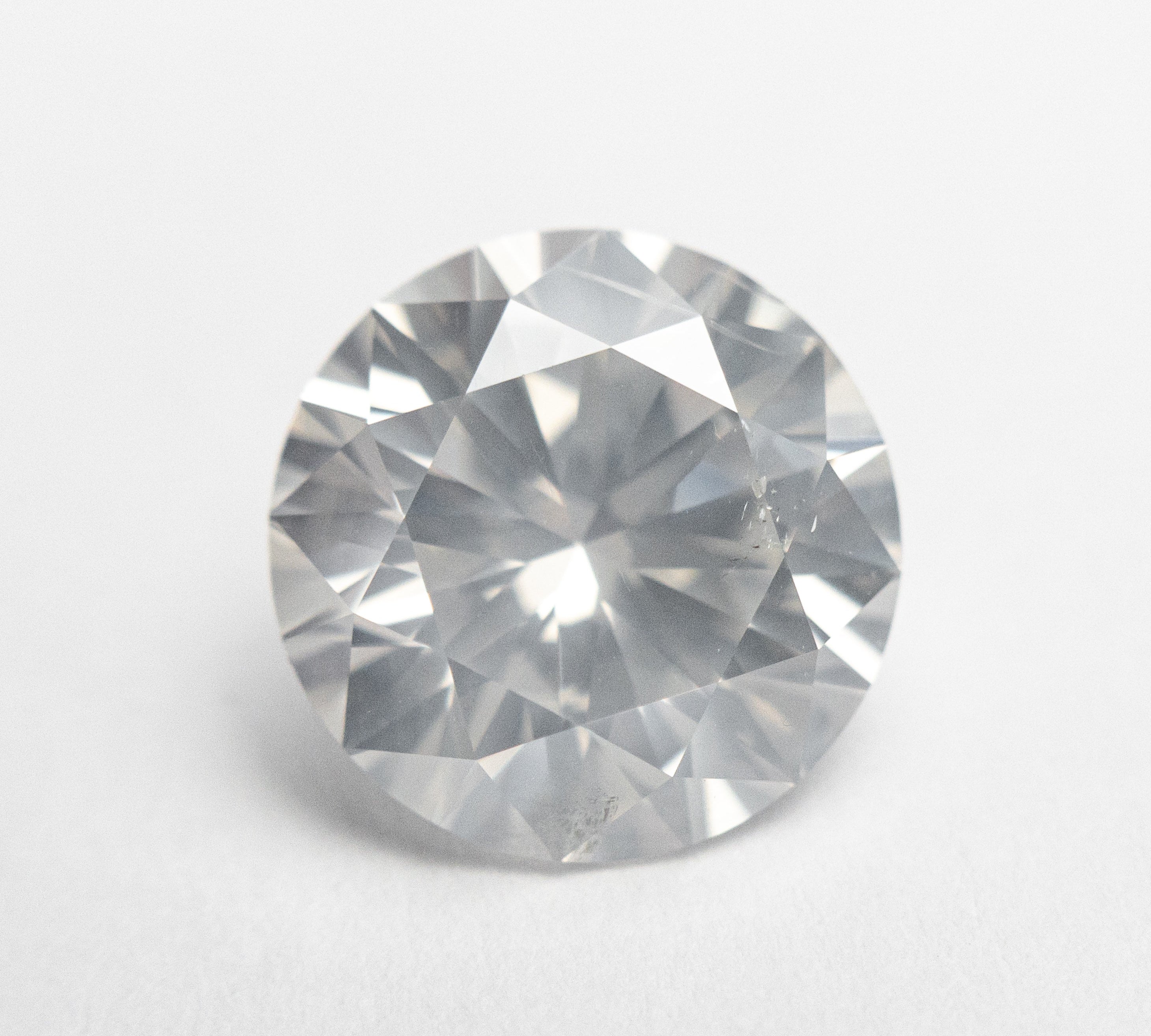 4.00ct 10.13x10.12x6.25mm GIA I2 Fancy White Round Brilliant 19263-01 - Misfit Diamonds