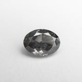 1.55ct 8.56x6.22x3.78mm GIA I1 Fancy Dark Grey Oval Brilliant 19266-01