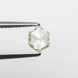 0.60ct 6.66x5.13x2.05mm SI1 M/N Hexagon Rosecut 🇨🇦 19386-16