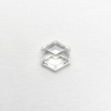 0.50ct 5.15x5.00x2.35mm VS1 G Hexagon Step Cut 🇨🇦 19386-28