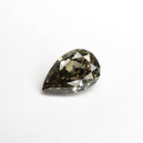 HOLD #D7738 - May 10 - 1.02ct 8.13x5.32x3.27mm SI1 Fancy Greenish Yellowish Brown Pear Brilliant 19778-02