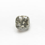 1.10ct 5.60x5.49x3.71mm Fancy Grey Cushion Brilliant 19913-09