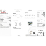 1.03ct | F/VS1 Marquise Shape Rose Cut Lab Diamond (IGI)