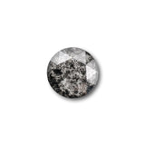1.03ct | Salt & Pepper Round Shape Rose Cut Lab Diamond