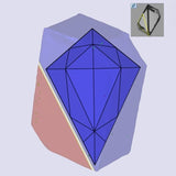 1.14ct | D/VVS2 Kite Shape Rose Cut Lab Diamond (IGI)