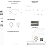 1.14ct | D/VVS2 Kite Shape Rose Cut Lab Diamond (IGI)