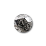 1.39ct | Salt & Pepper Round Shape Rose Cut Lab Diamond