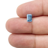 1.17ct | Fancy Vivid Blue/VS1 Emerald Shape Step Cut Lab Diamond (IGI)
