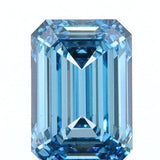 1.17ct | Fancy Vivid Blue/VS1 Emerald Shape Step Cut Lab Diamond (IGI)
