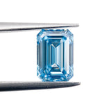 1.19ct | Fancy Vivid Blue/VS1 Emerald Shape Step Cut Lab Diamond (IGI)