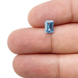 1.20ct | Fancy Vivid Blue/VVS2 Emerald Shape Step Cut Lab Diamond (IGI)