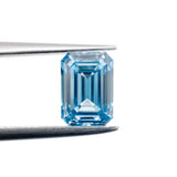 1.20ct | Fancy Vivid Blue/VVS2 Emerald Shape Step Cut Lab Diamond (IGI)