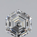 1.71ct | E/VS1 Hexagon Shape Step Cut Lab Diamond (IGI)