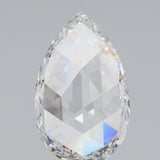 3.31ct | E/VS1 Pear Shape Rose Cut Lab Diamond (IGI)
