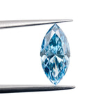 1.65ct | Fancy Vivid Blue/VS1 Marquise Shape Brilliant Cut Lab Diamond (IGI)