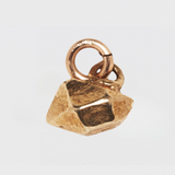 CRYSTAL NUGGET CHARM | 14K GOLD