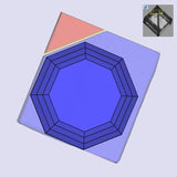 1.71ct | F/VVS2 Octagon Shape Portrait Cut Lab Diamond (IGI)