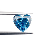 1.73ct | Fancy Vivid Blue/VS1 Heart Shape Brilliant Cut Lab Diamond (IGI)