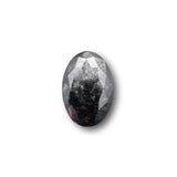 1.74ct | Salt & Pepper Oval Shape Rose Cut Lab Diamond