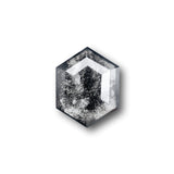 1.17ct | Salt & Pepper Hexagon Shape Step Cut Lab Diamond