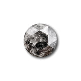 1.50ct | Salt & Pepper Round Shape Rose Cut Lab Diamond