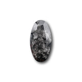 2.00ct | Salt & Pepper Oval Shape Rose Cut Lab Diamond