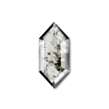 2.21ct | Salt & Pepper Hexagon Shape Step Cut Lab Diamond