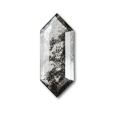 1.58ct | Salt & Pepper Hexagon Shape Step Cut Lab Diamond
